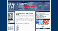 Desktop Screenshot of lennysyankees.com