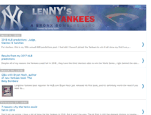 Tablet Screenshot of lennysyankees.com